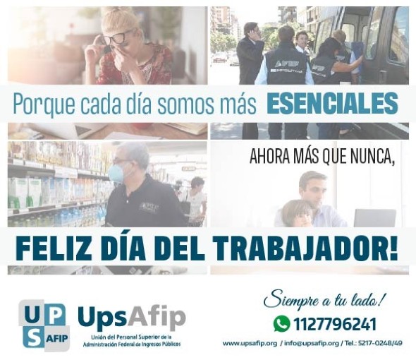 Porque cada día somos más esenciales: ¡Feliz dia del trabajador!