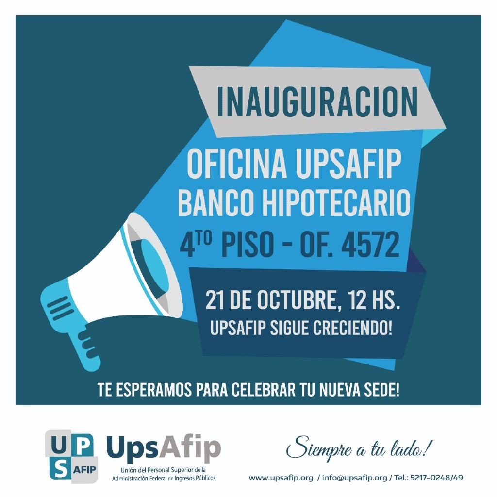 Inauguración oficina UPSAFIP Banco Hipotecario