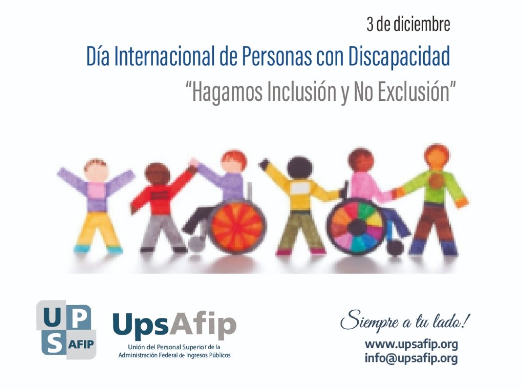 Día Internacional de Personas con Discapacidad