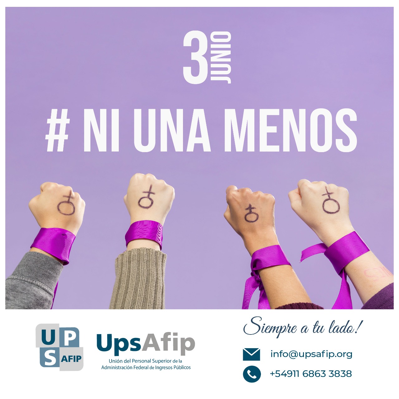 3 de Junio: Ni una menos !