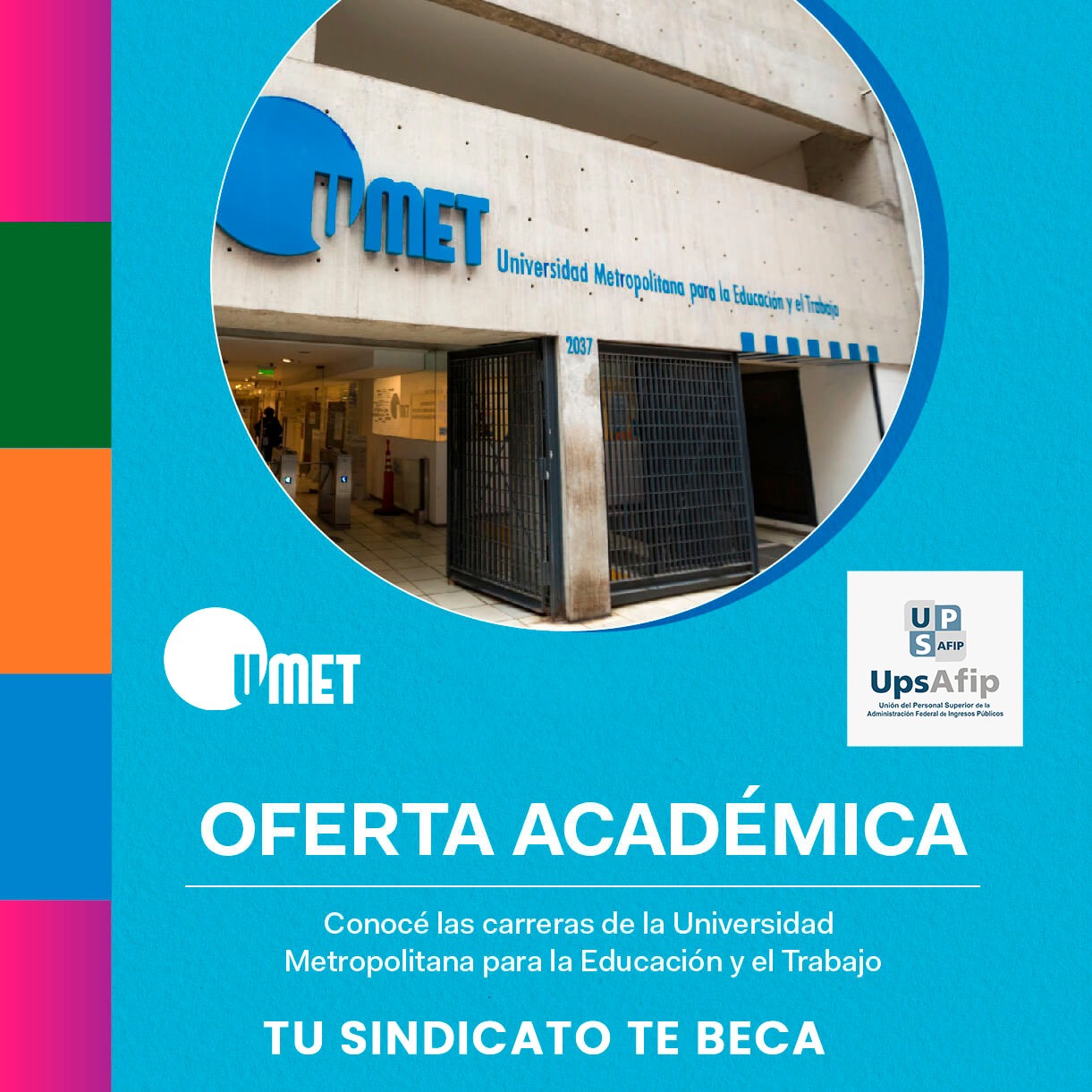 Nuevo Convenio con la UMET Conocé la Oferta Académica de @umeteduar