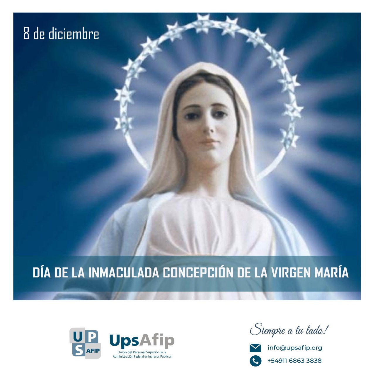 8 de diciembre: Día de la Inmaculada Concepción de la Virgen María
