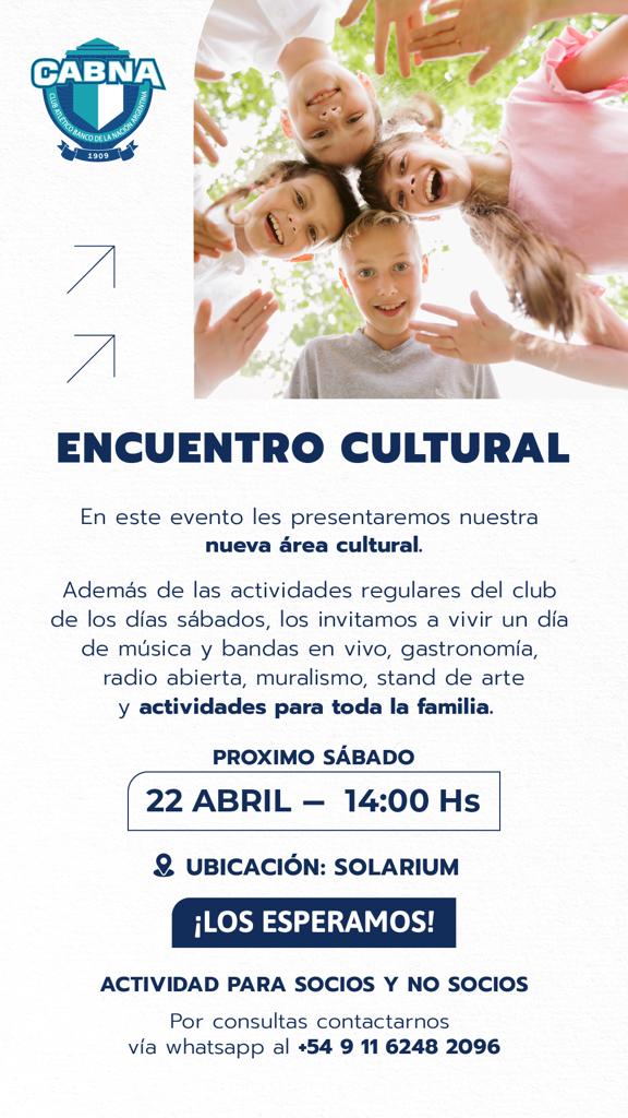 22-abril 14:00hs Encuentro Cultural para Afiliados de UPSAFIP y socios del Club BNA