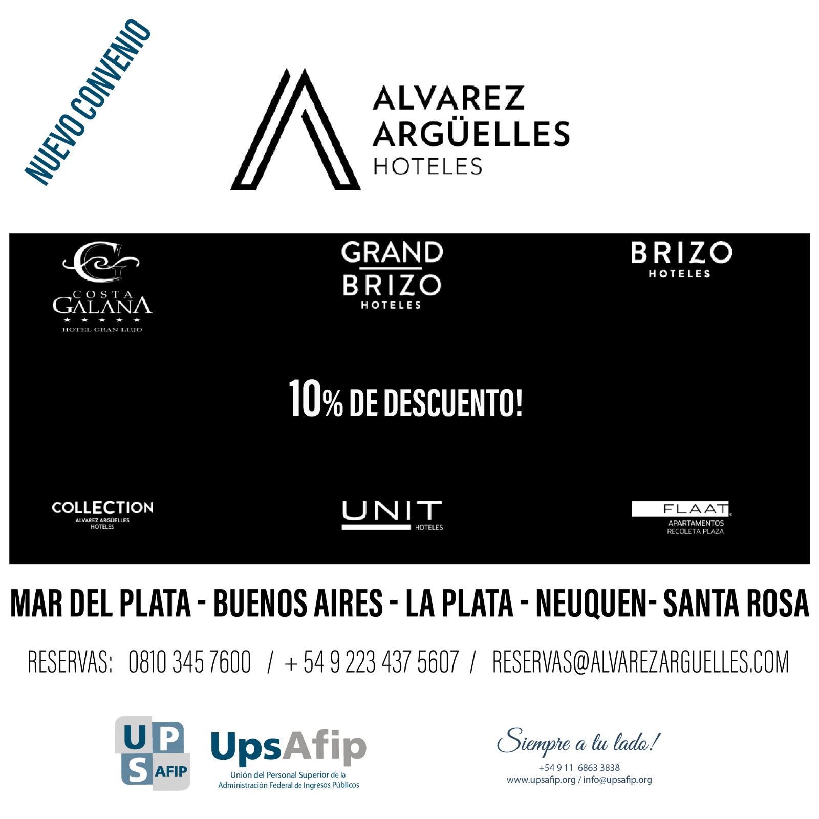 Nuevo convenio: Hoteles Álvarez Argüelles
