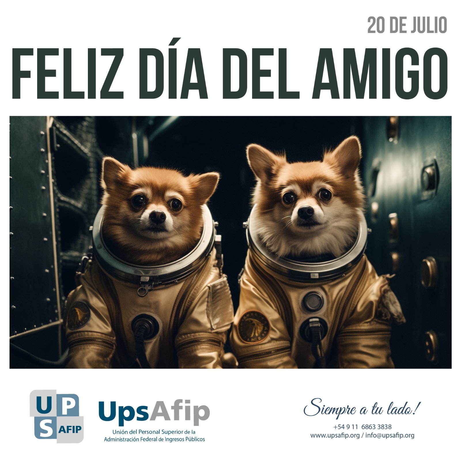 20 de Julio: ¡FELIZ DÍA DEL AMIGO!