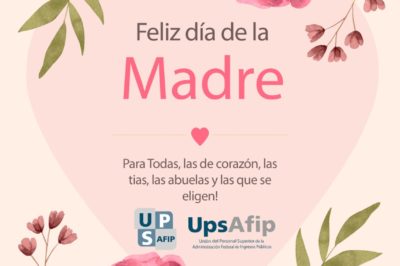 Feliz Día de la Madre. Para todas, las de corazón, las tías, las abuelas y las que se elijen!