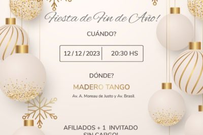 UPSAFIP te invita a la Cena de Fin de Año