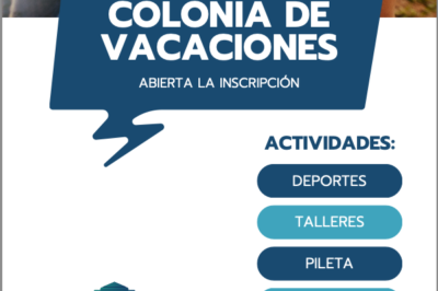 CABNA: Colonia de Vacaciones 2024 Abierta la Inscripción