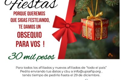 ¡Felices Fiestas! Obsequio de 30.000 pesos para que sigas festejando