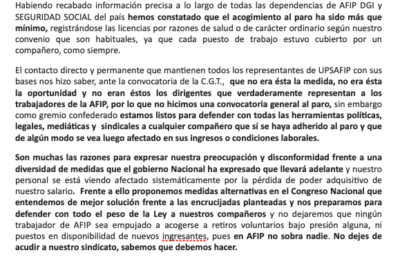 El acogimiento al paro ha sido más que mínimo