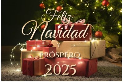 Queremos desearte Feliz Navidad y Próspero 2025